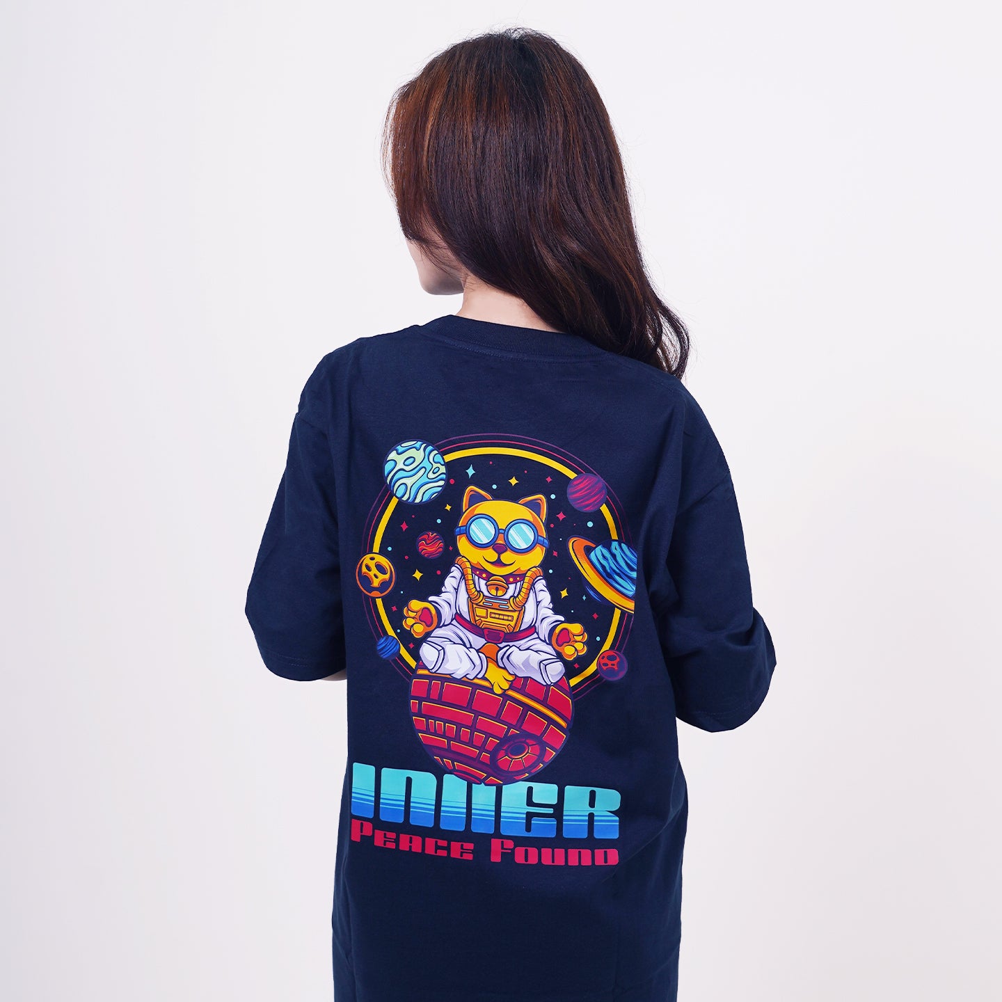 Inner Peace Found - Navy Designer T-Shirt