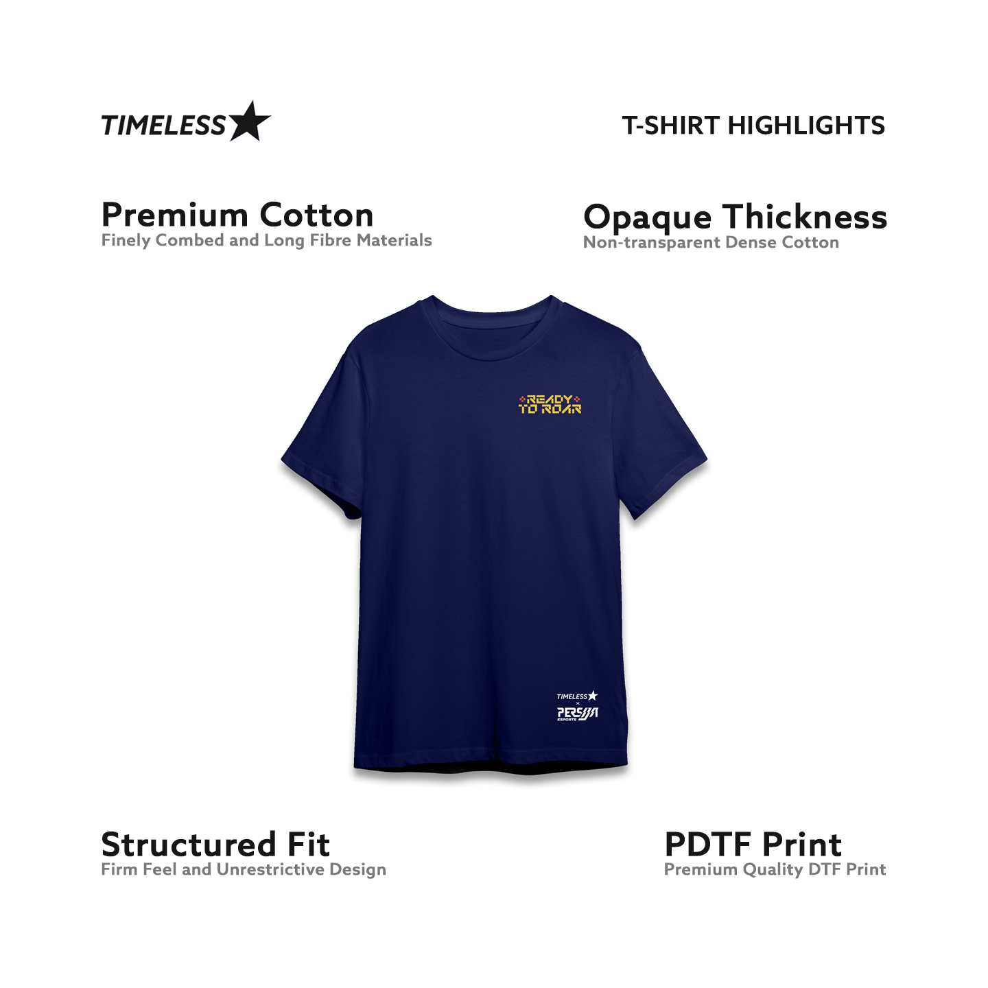 Ready To Roar - TimelessStar x Persija Esports OG Collab T-Shirt