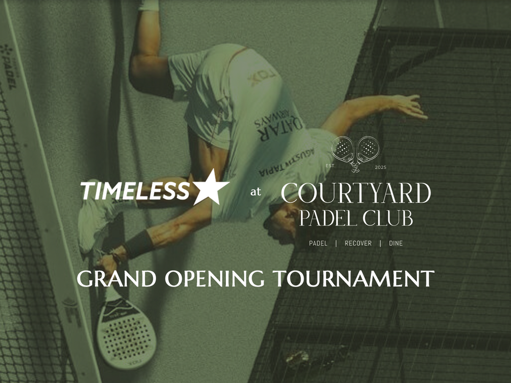 TimelessStar Celebrates Champions at Courtyard Padel Club Grand Opening Tournament
