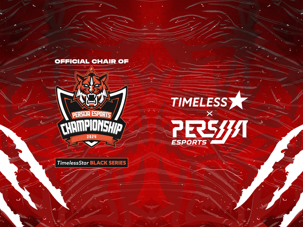 TimelessStar x Persija Esports Collaboration: OG Collab Apparel and Official Chair of Persija Esports Championship