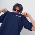 Ride Or Meow - Navy Designer T-Shirt