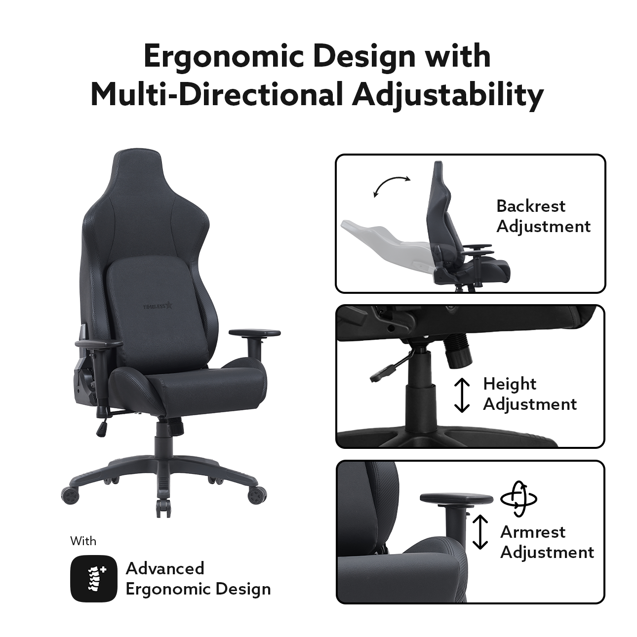 TLS-7110 Black Series Performance Chair