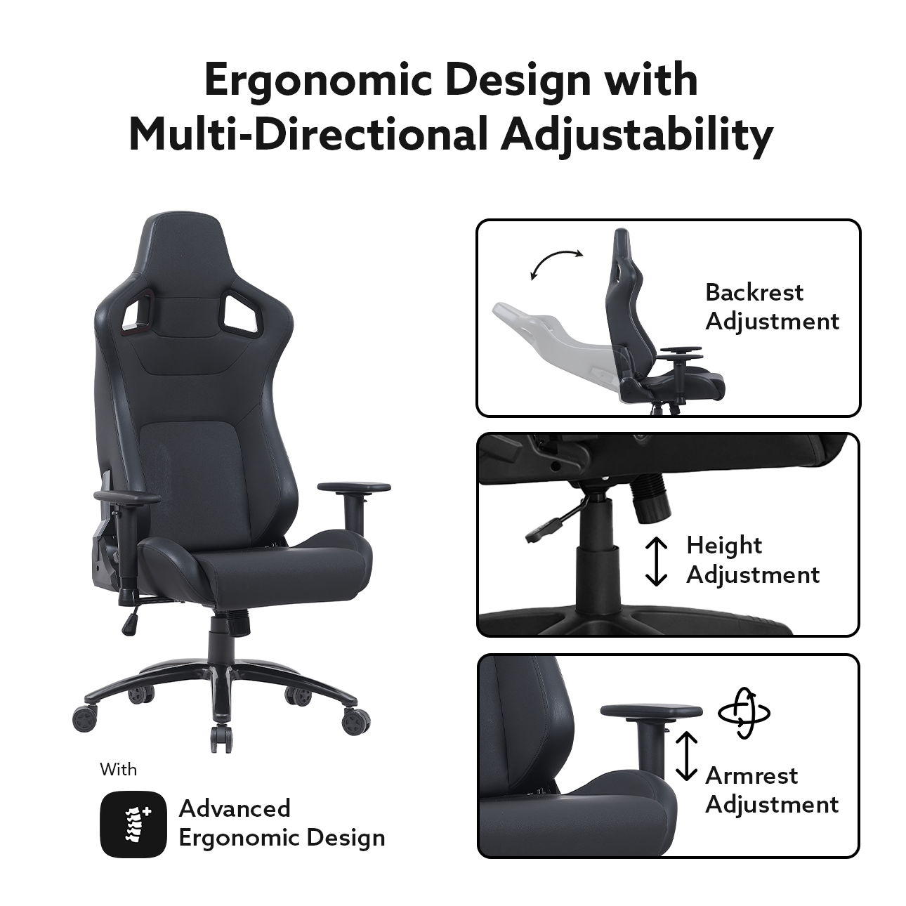 TLS-6104 Black Series Performance Chair