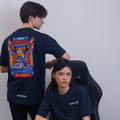 Together We Conquer - Navy Designer T-Shirt
